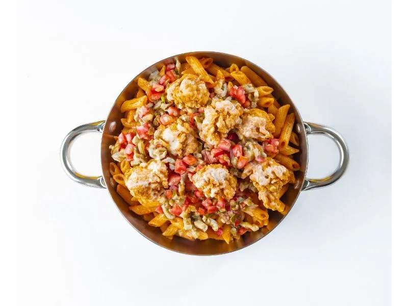 Crispy Chicken Ranch Red Sauce Pasta Medium Spicy
