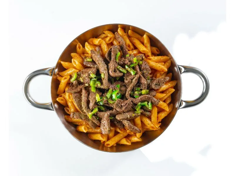 Alexandrian Beef Liver Red Sauce Pasta (Medium Spicy)