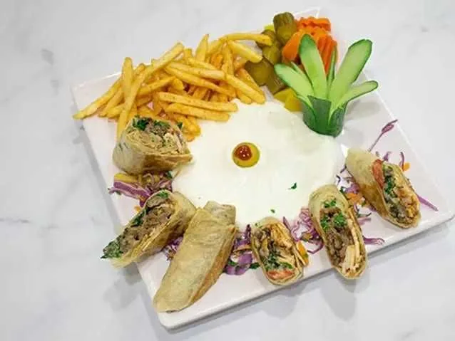 طبق عربى ميكس عادى