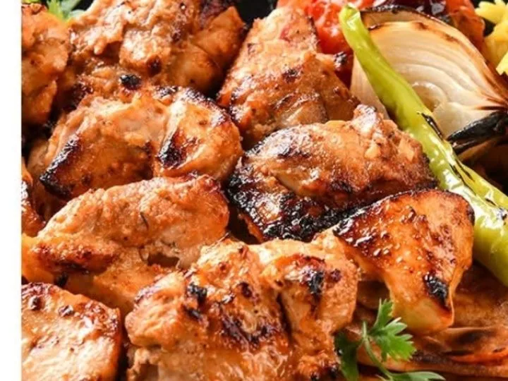 شيش طاووق مشوي علي الفحم