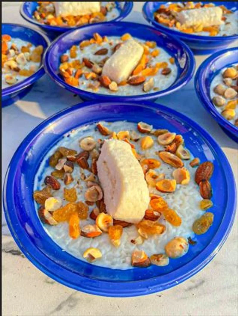 ارز قشطه مكسرات