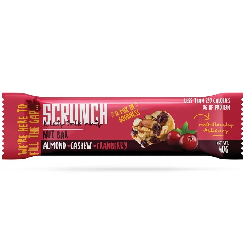 Almond Cashew Cranberry BAR 40 Grams