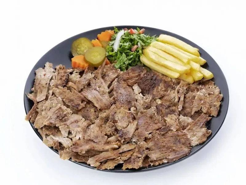 طبق شاورما لحم 1/4 كيلو