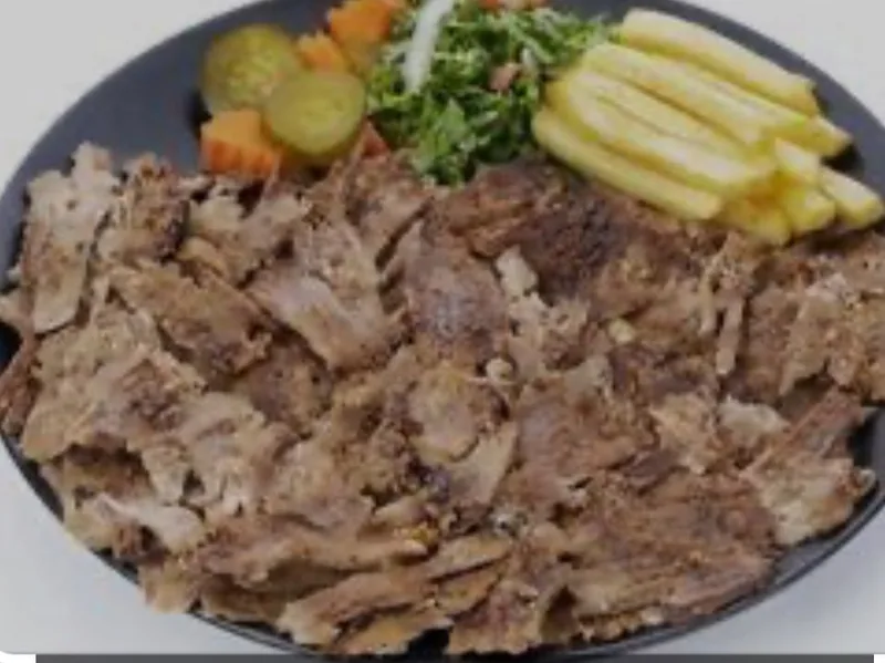 طبق ابن الشام لحم