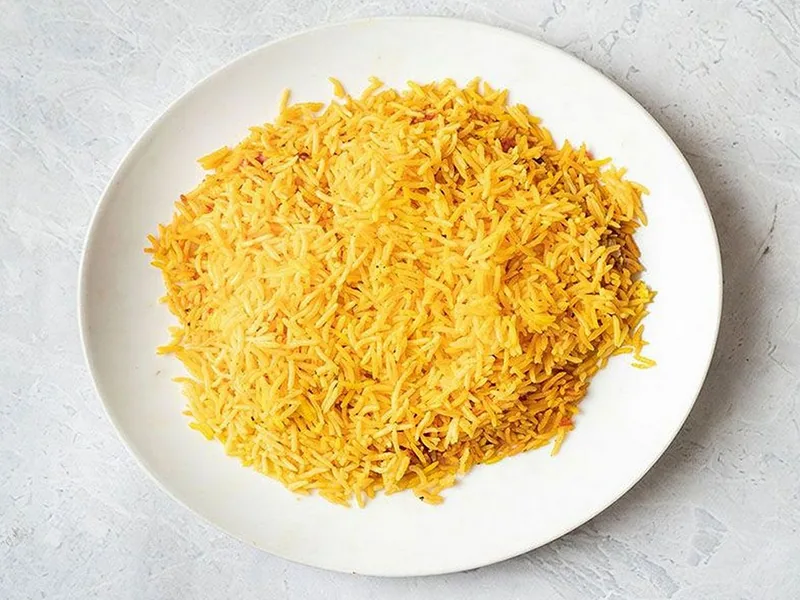 طبق أرز بسمتي