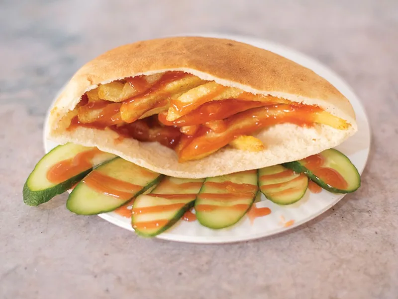 بطاطس بوم فريت بالكاتشب - شامى