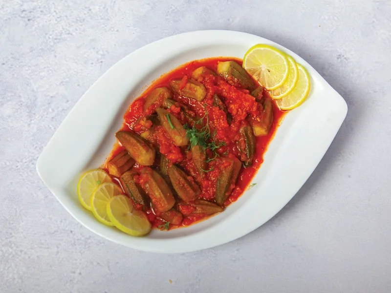 طاجن بامية ساده